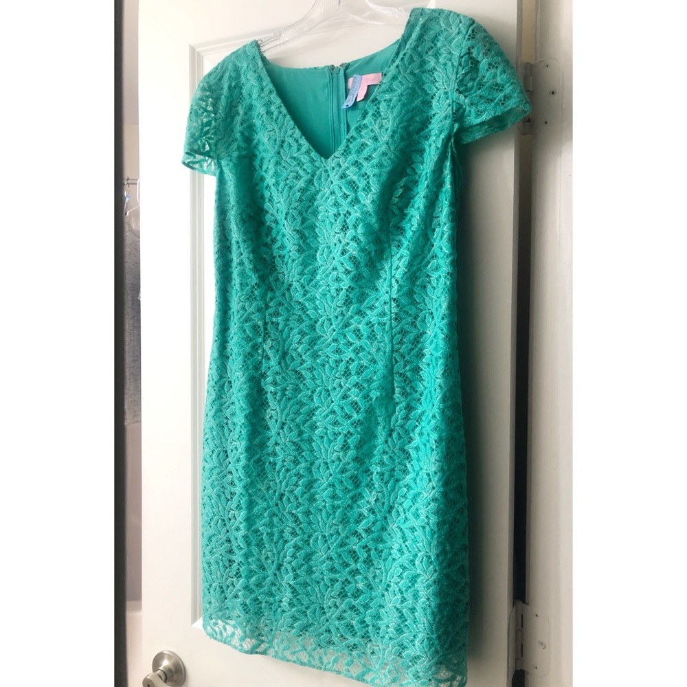 Aqua Lilly Pulitzer Dress